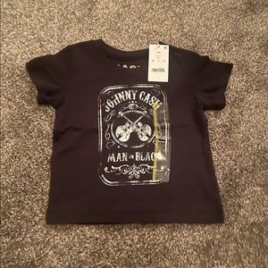 12 month Johnny cash band tee